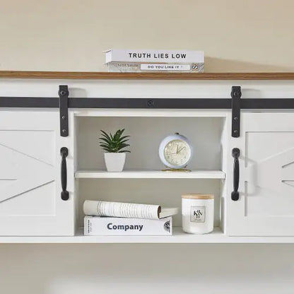 Wooden Home Office Desk With Charging Station