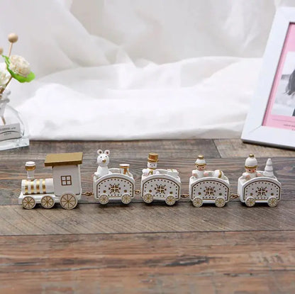 Christmas Ornament Wooden Train